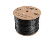 Кабел Lanberg LAN cable FTP Cat.6 305m Outdoor Solid CU Fluke Passed, black