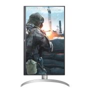 Монитор LG 27UP650P-W, 27" UHD 4K IPS AG, DCI-P3 95%, Cinema Screen, 5ms, 1200:1, Mega DFC, 400 cd/m2, 3840x2160, AMD FreeSync, HDR 10, VESA Display HDR 400, HDMI, DisplayPort, FreeSync, Headphone out, Height Adjustable, Pivot Tilt, Reader Mode, Black