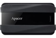 Твърд диск Apacer AC533, 1TB 2.5" SATA HDD USB 3.2 Portable Hard Drive Plastic / Rubber Jet black