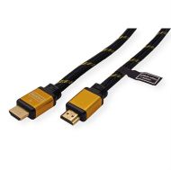 Cable HDMI M-M, v1.3, Gold, 3m, Roline 11.04.5563
