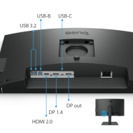 Монитор BenQ PD2506Q 25 inch IPS, QHD (2560x1440), USB-C, HDR10, Черен