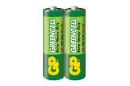 Цинк карбонова батерия GP R6  GREENCELL 15G-S2 /2 бр. в опаковка/ shrink 1.5V
