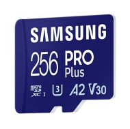 Micro SDXC 256GB V30 180/130MB+Adapt, Samsung PRO+