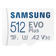Micro SDXC 512GB V30 Cl10+SD Adapter, Samsung EVO+