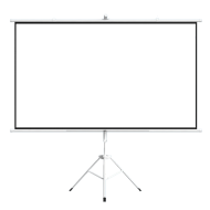 Екран на стойка ESTILLO, 240 x 180, 4:3, Бял за проектор