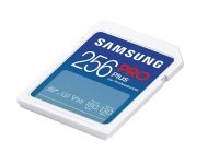 Памет Samsung 256GB SD PRO Plus + USB Reader, Class10, Read 180MB/s - Write 130MB/s