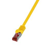 Patch cable S/FTP Cat.6 0.5m, Yellow, CQ2027S