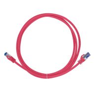 Patch cable S/FTP Cat.6a 0.25m, Red, Flex, C6A014S