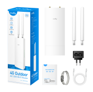 Безжичен рутер Cudy LT500 Outdoor, AC1200, 4G, LTE CAT 4, 2.4/5 GHz, 300 - 867 Mbps за външна употреба