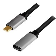 Cable USB3.2 C-C, M/F, 4K, 0.5m, Logilink CUA0105