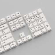Капачки за механична клавиатура Keychron Cherry Profile Double - Shot PBT Full Set 219 Keycaps - Black on White