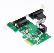 Serial card RS232, PCI-E, 2 x Com port, MAKKI
