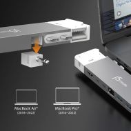  j5create JCD395, 4K60 Pro USB4 Хъб, MagSafe Kit, За MacBook Pro 2021/2022