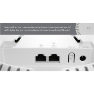 Безжичен Access Point MikroTik cAP AX cAPGi-5HaxD2HaxD, 2.4/5 GHz, PoE in, PoE оut