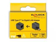 Адаптер DeLock 66462, Type-C - Gigabit LAN, mini