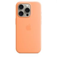 Калъф Apple iPhone 15 Pro Silicone Case with MagSafe - Orange Sorbet