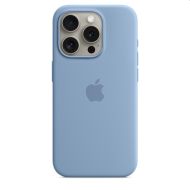 Калъф Apple iPhone 15 Pro Silicone Case with MagSafe - Winter Blue