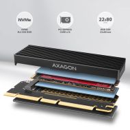 PCI-E 16x Card, M.2 NVMe, Cooler, AXAGON PCEM2-XS