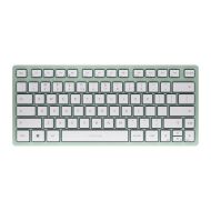 Безжична клавиатура CHERRY KW 7100 MINI BT, Bluetooth, Бледозелена