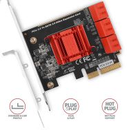 PCI-E Card, 6x SATA, AXAGON PCES-SA6