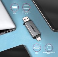 Cardreader USB3-A/C, SD/Micro SD, AXAGON CRE-DAC