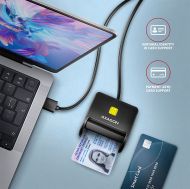 Cardreader USB2, Smart ID, 1.3m, AXAGON CRE-SM3N