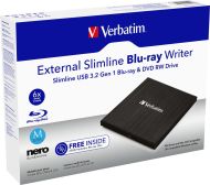 Оптично устройство Verbatim External Slimline Blu-ray USB 3.0