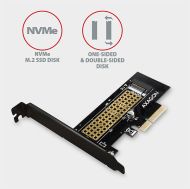 PCI-E Card, M.2 NVMe, Cooler, AXAGON PCEM2-N