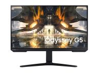 Монитор Samsung 27AG520 27" Odyssey G5, IPS, 165 Hz, 1 ms (MPRT), 400 cd/m2, 2560x1440, Mega DCR, AMD FreeSync Premium, Display Port, HDMI, Black