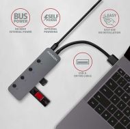 HUB USB3-А to 4xUSB3 A, Switch, AXAGON HUE-MSA