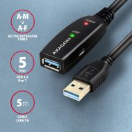 Cable USB3 A-A M/F+Repeater, 5m, AXAGON ADR-305