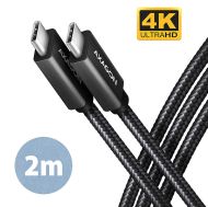 Cable USB3 C-C, M/M, 4K, 2m,AXAGON BUCM32-CM20AB