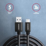 Cable USB3 A-C, M/M, 2m, 3A, AXAGON BUCM3-AM20AB