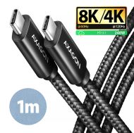 Cable USB4 C-C, M/M, 1m, 8K, AXAGON BUCM4X-CM10AB