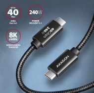 Cable USB4 C-C, M/M, 1m, 8K, AXAGON BUCM4X-CM10AB