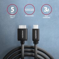 Cable USB3-C-Micro B, M/M,1m,AXAGON BUMM3-CM10AB