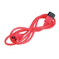 Power cable C14 to C13 ext., 1.8m, red, 19.08.1520