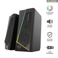 Тонколони TRUST GXT 609 Zoxa RGB 2.0 Speaker Set