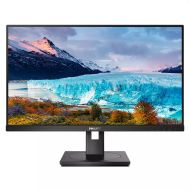 Монитор Philips 243S1, 23.8" Wide IPS LED, 4 ms, 1000:1 50M:1 DCR, 250cd/m2, 1920x1080@75Hz, HDMI, DVI, USB-C 3.2, Tilt, Pivot, Swivel, Height Adjust, Speakers,  Black