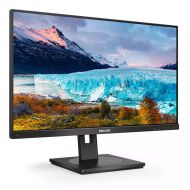 Монитор Philips 243S1, 23.8" Wide IPS LED, 4 ms, 1000:1 50M:1 DCR, 250cd/m2, 1920x1080@75Hz, HDMI, DVI, USB-C 3.2, Tilt, Pivot, Swivel, Height Adjust, Speakers,  Black