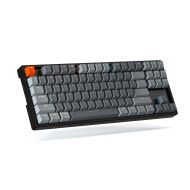 Геймърска Механична клавиатура Keychron K8, Aluminum, Hot-Swappable, TKL Gateron Optical Blue Switch, RGB LED ABS