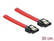 Интерфейсен кабел SATA III DeLock, Прави конектори, 30 cm.