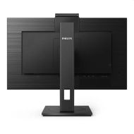 Монитор Philips 275B1H/00, 27" IPS WLED, 2560x1440@75Hz, 4ms GTG, 300cd/m2, 1000:1, DCR 50M:1, Adaptive Sync, FlickerFree, Low Blue Mode, 3Wx2, Webcam, Tilt, Height Adjust, Pivot, Swivel, DVI, HDMI, DP, USB hub