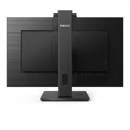 Монитор Philips 275B1H/00, 27" IPS WLED, 2560x1440@75Hz, 4ms GTG, 300cd/m2, 1000:1, DCR 50M:1, Adaptive Sync, FlickerFree, Low Blue Mode, 3Wx2, Webcam, Tilt, Height Adjust, Pivot, Swivel, DVI, HDMI, DP, USB hub