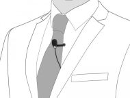 Микрофон с клипс Delock, За вратовръзка/ яка, 66279