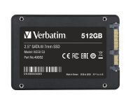Твърд диск Verbatim Vi550 S3 2.5" SATA III 7mm SSD 512GB