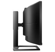 Монитор Philips 499P9H, 49" 32:9 Super Wide Curved 1800R VA LED, 5120x1440@60Hz, HDR 400, 5ms, 3000:1, 80M:1 DCR, 450 cd/m2, Web cam,Tilt, Swivel, Heigh Adjust, HDMI, DP, Headphone Out, Speakers, USB-C/USB 3.1, RJ45, Black