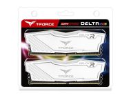 Памет Team Group T-Force Delta RGB White DDR4 - 16GB (2x8GB) 3200MHz CL16-18-18-38 1.35V