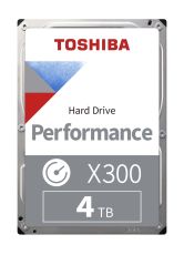 Твърд диск Toshiba X300 4TB ( 3.5", 256MB, 7200 RPM, SATA 6Gb/s )