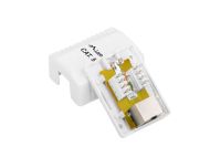 Конектор Lanberg surface-mount box CAT.5e FTP shielded 1X RJ45, white